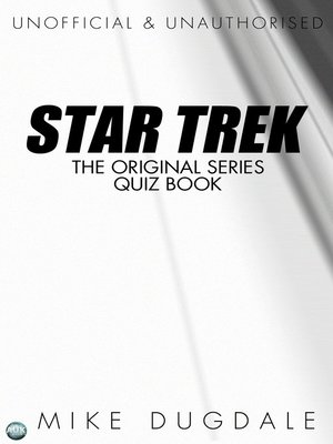 cover image of Star Trek The Original Series Quiz Book